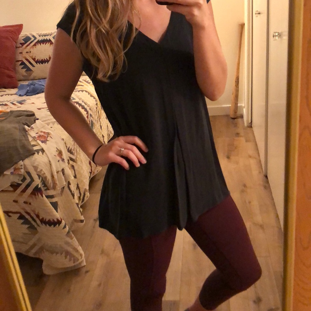 Black Maeve top by Anthropologie
